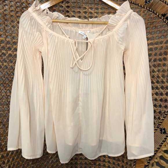 Aftermarket Pink Pleated Blouse - Picture 1 of 2